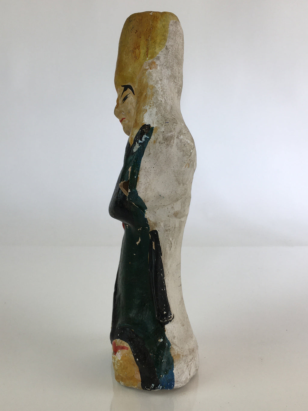 Japanese Clay Doll Vtg Ningyo Traditional Handicraft Traveller BD834