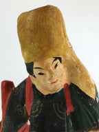Japanese Clay Doll Vtg Ningyo Traditional Handicraft Traveller BD834