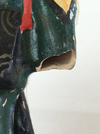 Japanese Clay Doll Vtg Ningyo Traditional Handicraft Traveller BD834
