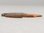Japanese Cloisonne Ornament Display Vtg Shippo Autumn Leaf Gold Brown JK69
