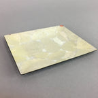 Japanese Cloisonne Small Plate Vtg Rectangle Shippo ware Kozara Gold PT913
