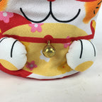 Japanese Cloth Drawstring Bag Vtg Fabric Pouch Cat Kinchaku-Bukuro KB26