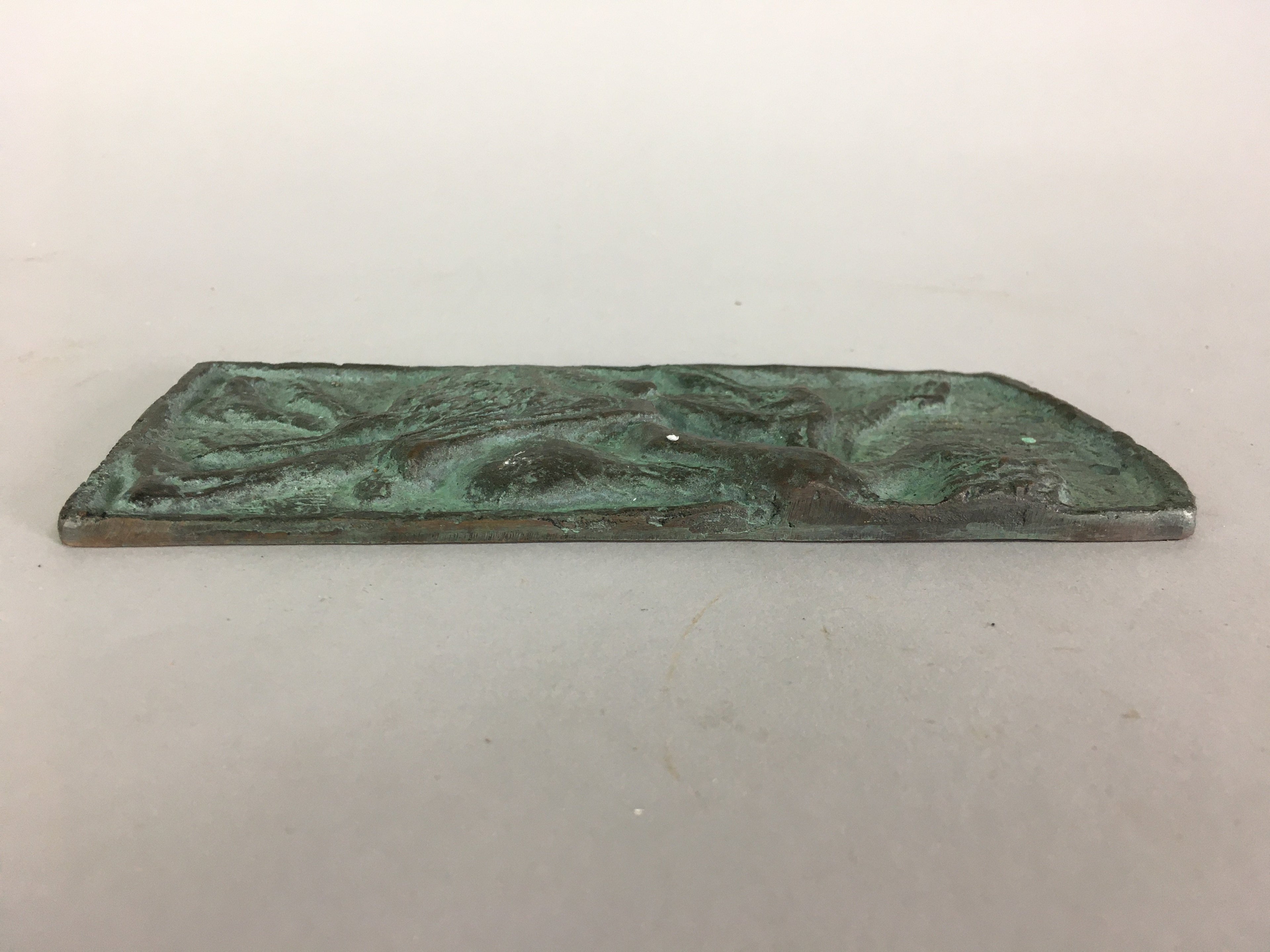 Japanese Copper Artwork Vtg Decoration Design Wall Plate Kanban JK188