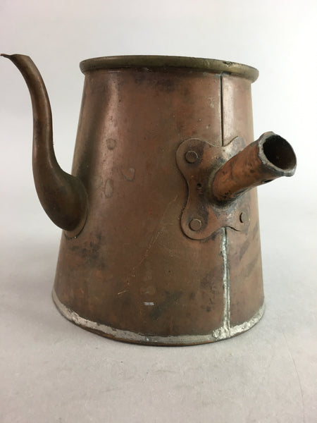 Japanese Copper Coffee Pot Vtg Kettle Hand Drip Pour Thin Spout