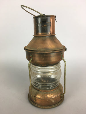 Japanese Copper Oil Lantern Vtg Hanging Oil Lamp Outdoor Ornament JK193