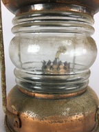 Japanese Copper Oil Lantern Vtg Hanging Oil Lamp Outdoor Ornament JK193