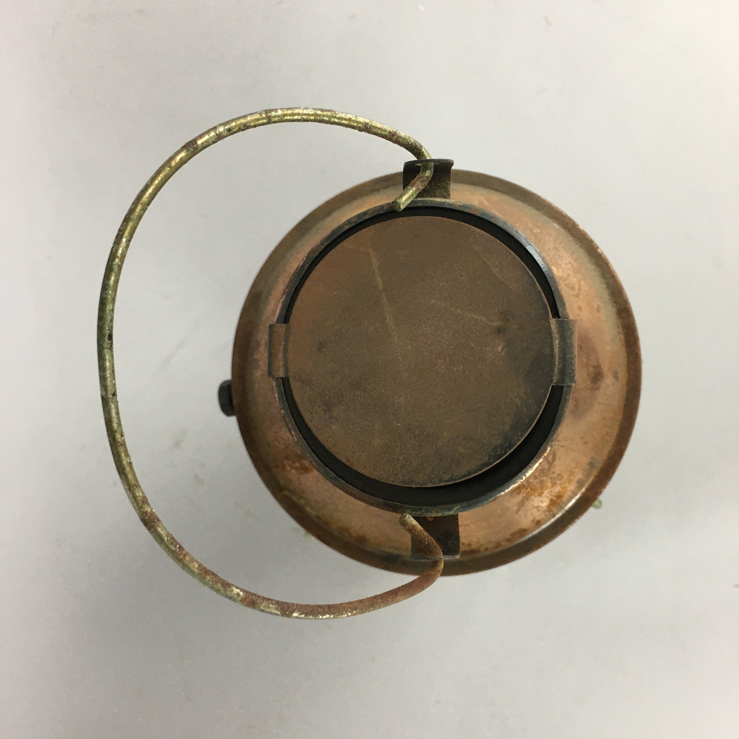 Japanese Copper Oil Lantern Vtg Hanging Oil Lamp Outdoor Ornament JK193