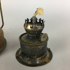 Japanese Copper Oil Lantern Vtg Hanging Oil Lamp Outdoor Ornament JK193