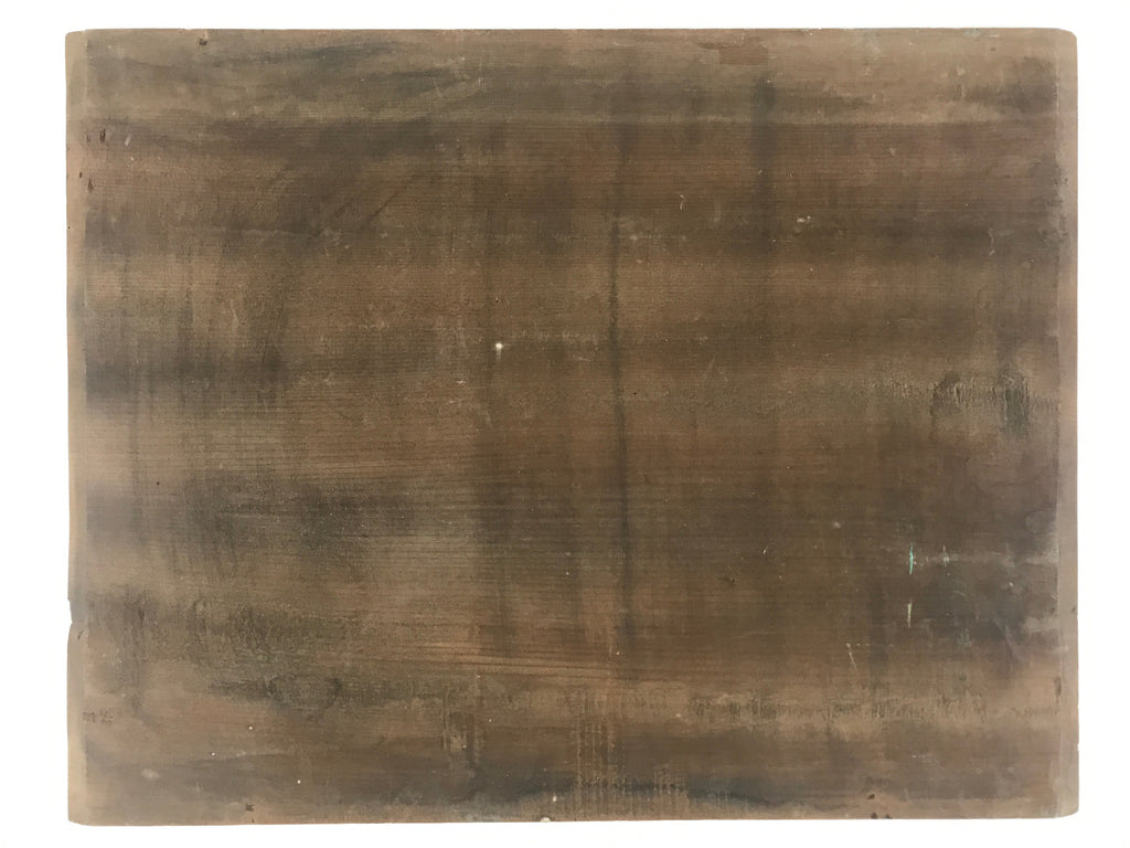 Japanese Countryside River Valley Oil Painting Landscape Original Unsigned FL182