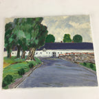 Japanese Denmark Steam Art Oil Painting Picture Unframed Yoshihiro Hagino FL39
