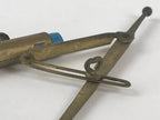 Japanese Drawing Compass Vtg Brass Stationery Blueprint Draw A Circle Gold Metal JK491