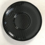 Japanese Drink Saucer Lacquerware Replica Vtg Chataku Coaster Round Black QT99