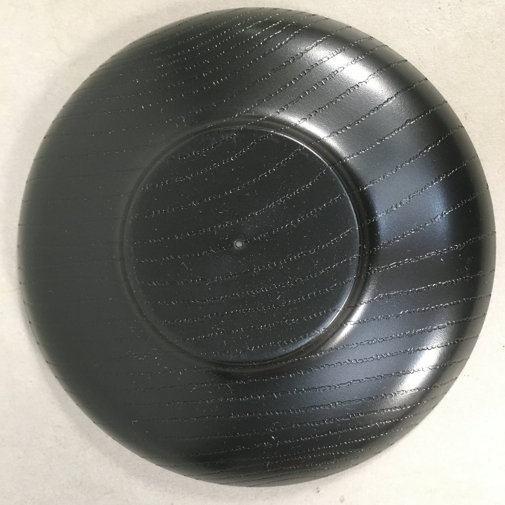 Japanese Drink Saucer Lacquerware Replica Vtg Chataku Coaster Round Black QT99