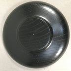 Japanese Drink Saucer Lacquerware Replica Vtg Chataku Coaster Round Black QT99