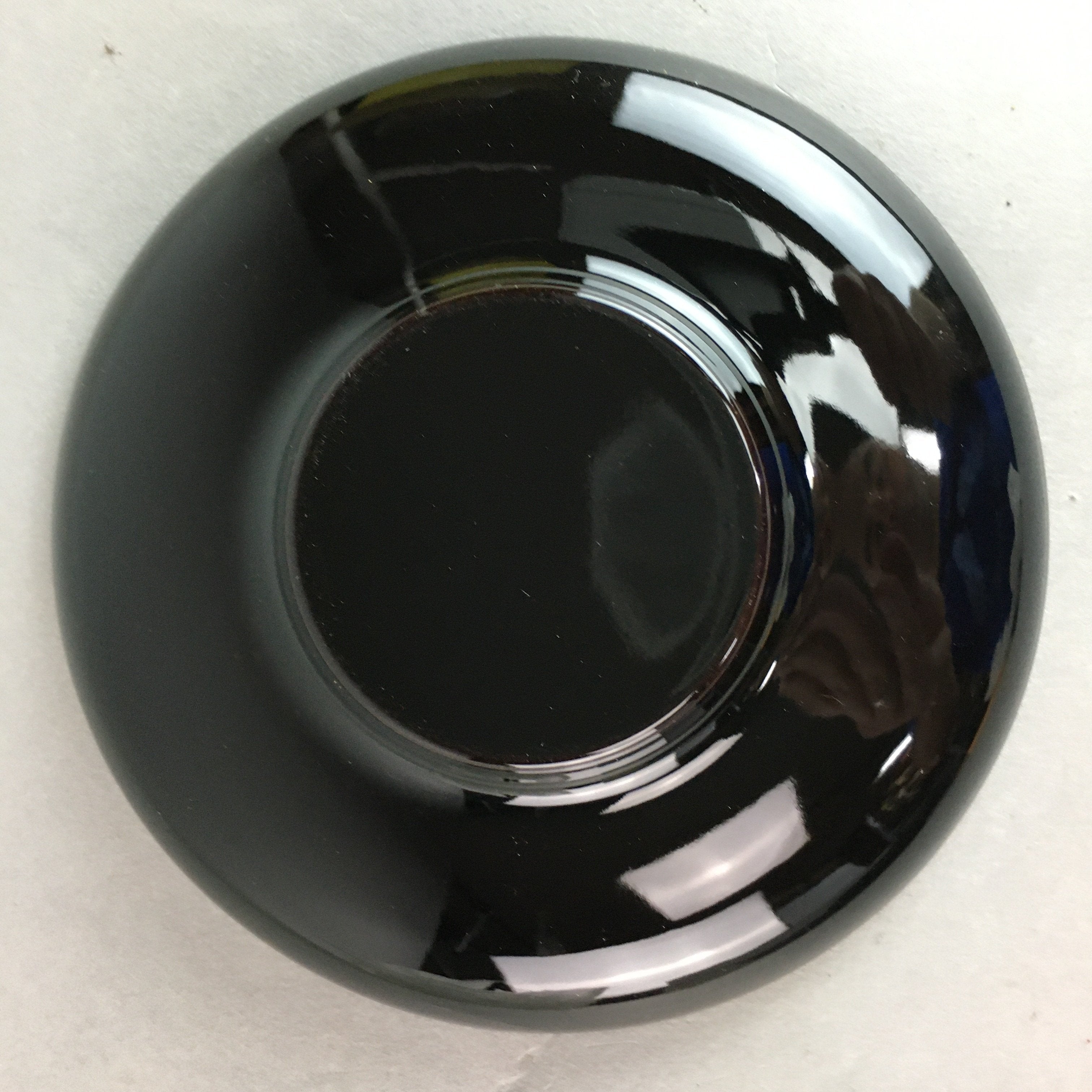 Japanese Drink Saucer Vtg Chataku Coaster Wood Lacquerware Replica QT89