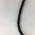Japanese Ebony Buddhist Prayer Beads Vtg Black Wood Juzu Rosary Bracelet JZ67