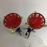 Japanese Electric Lantern Vtg Toro 2 pc Set Original Box Boy's Festival J605