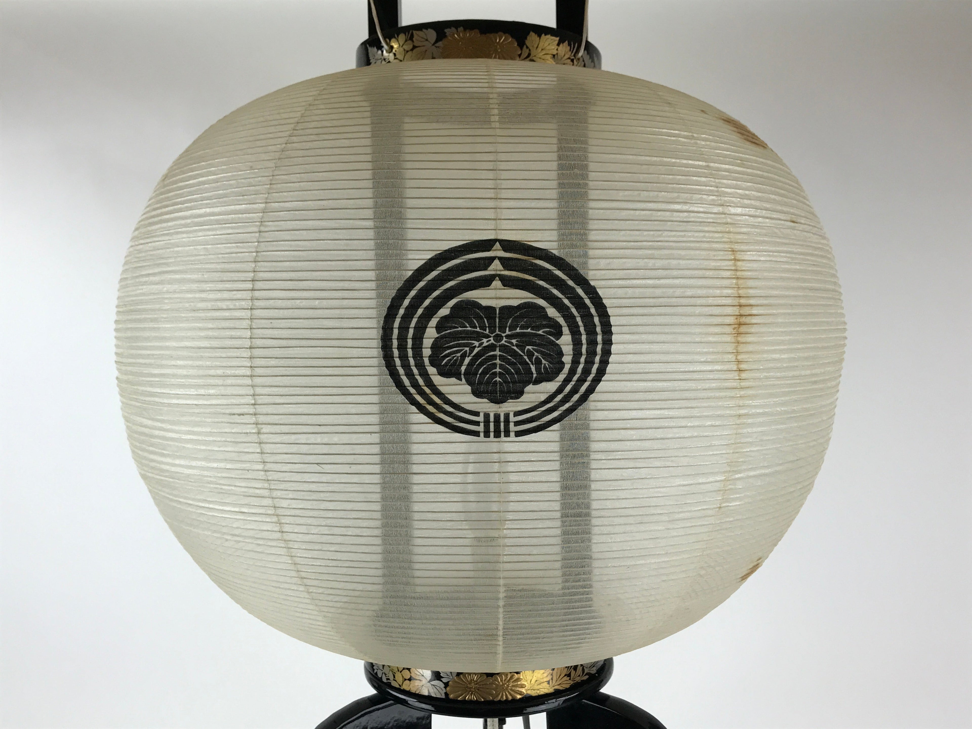 Japanese Electric Ouchi Lantern Vtg 3 Legs Standing Chochin Obon Festival LT54