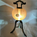 Japanese Electric Ouchi Lantern Vtg 3 Legs Standing Chochin Obon Festival LT54