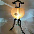 Japanese Electric Ouchi Lantern Vtg 3 Legs Standing Chochin Obon Festival LT54