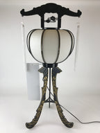 Japanese Electric Paper Lantern Vtg Standing Chochin Obon Festival LT51