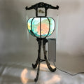 Japanese Electric Paper Lantern Vtg Standing Chochin Obon Festival LT51