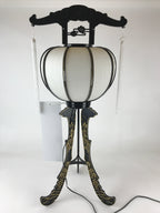 Japanese Electric Paper Lantern Vtg Standing Chochin Obon Festival LT52