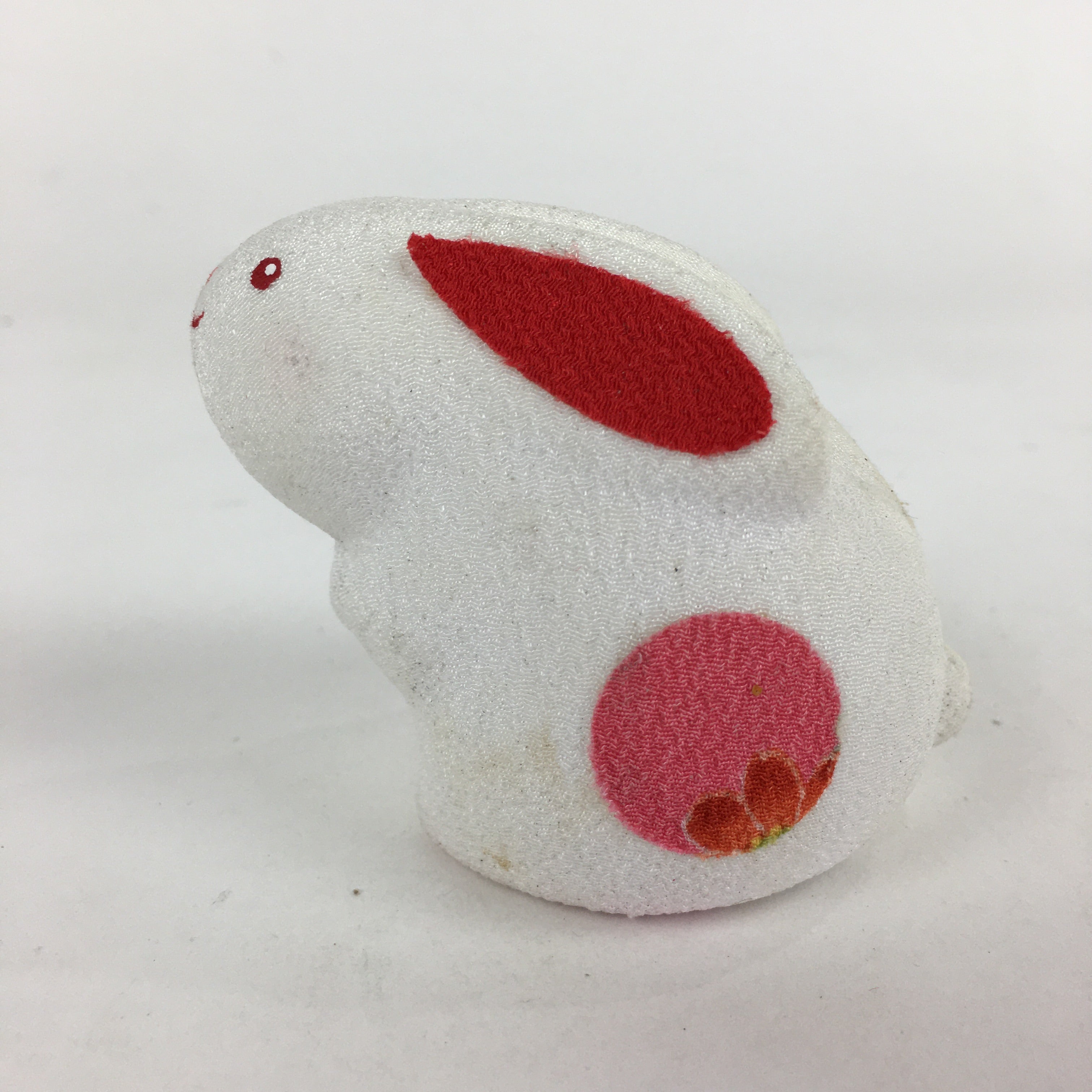 Japanese Fabric Mouse Doll Vtg Zodiac Ceramic Figurine Okimono KF572