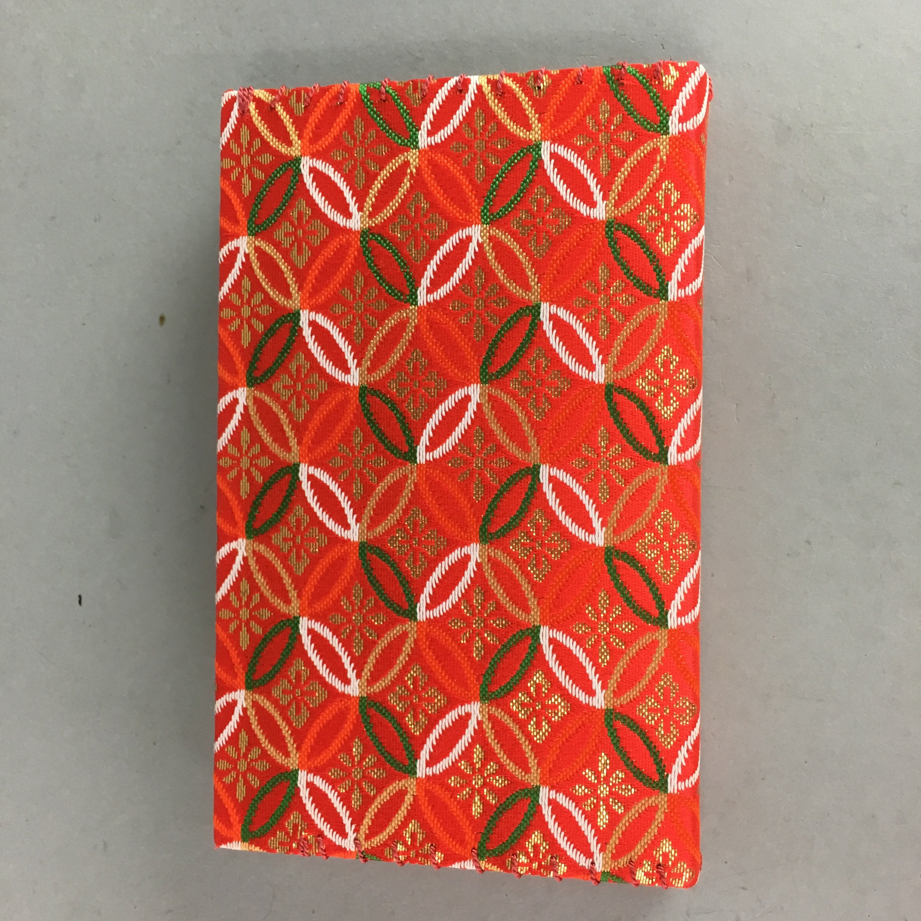 Japanese Fabric Pouch Vtg Case Wallet Fukusa Cloth Paper Tea Ceremony J747