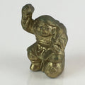 Japanese Figurine Vtg 7 Lucky Gods Daikokuten Metal Statue Paperweight JK386
