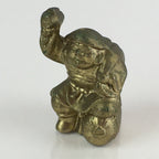 Japanese Figurine Vtg 7 Lucky Gods Daikokuten Metal Statue Paperweight JK386