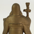 Japanese Figurine Vtg 7 Lucky Gods Fukurokujyu Metal Statue Paperweight JK384