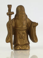 Japanese Figurine Vtg 7 Lucky Gods Fukurokujyu Metal Statue Paperweight JK384
