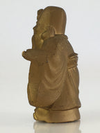 Japanese Figurine Vtg 7 Lucky Gods Fukurokujyu Metal Statue Paperweight JK384
