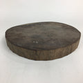 Japanese Flower Vase Stand Vtg Natural Wood Board Kadai Ikebana Bonsai WT349