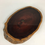 Japanese Flower Vase Stand Vtg Wood Board Kadai Ikebana Bonsai WT354