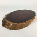 Japanese Flower Vase Stand Vtg Wood Board Kadai Ikebana Bonsai WT354