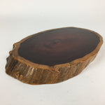 Japanese Flower Vase Stand Vtg Wood Board Kadai Ikebana Bonsai WT354