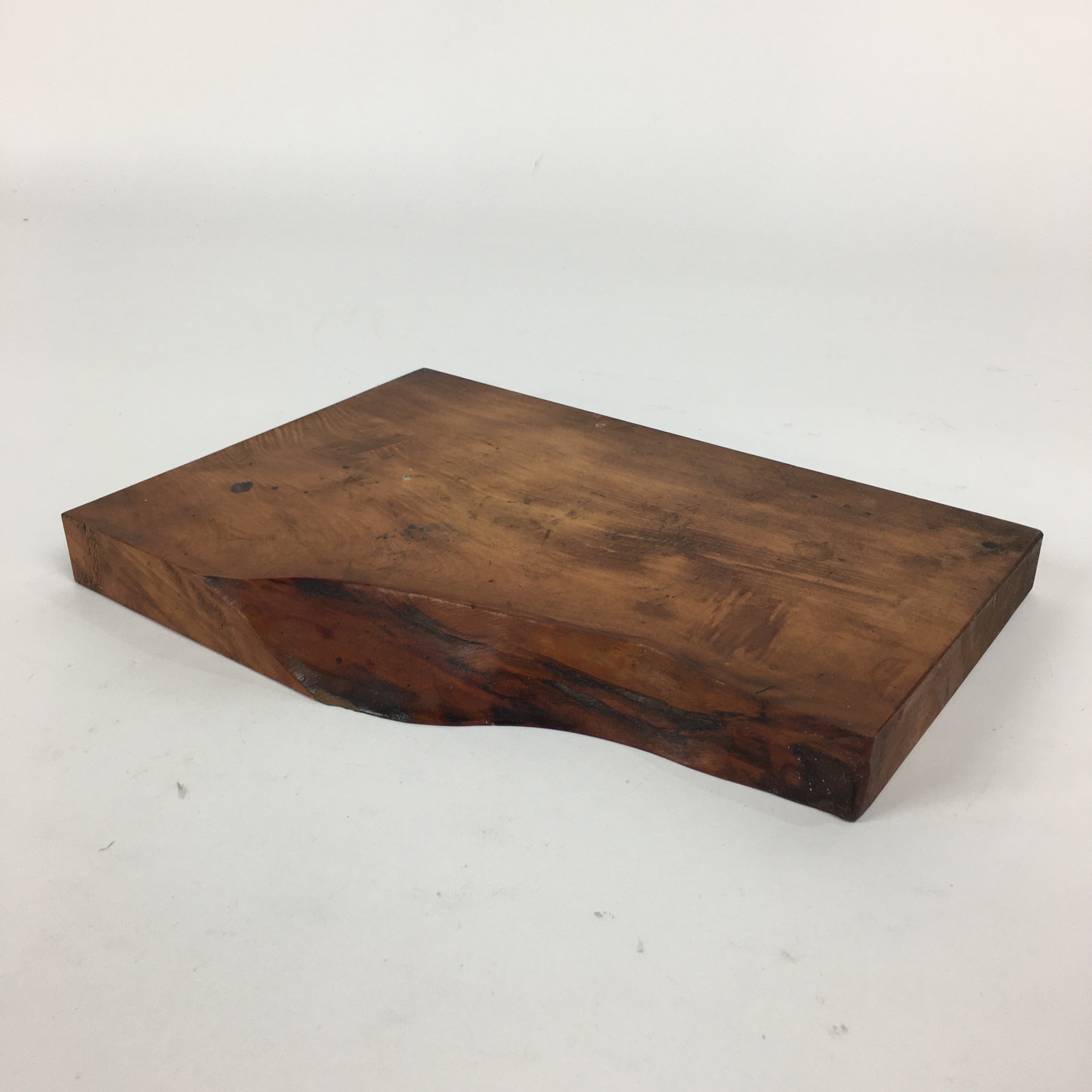 Japanese Flower Vase Stand Vtg Wood Board Kadai Ikebana Bonsai WT358