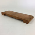 Japanese Flower Vase Stand Vtg Wood Board Kadai Ikebana Bonsai WT379