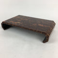 Japanese Flower Vase Stand Vtg Wood Lacquer Board Kadai Ikebana Bonsai PX612