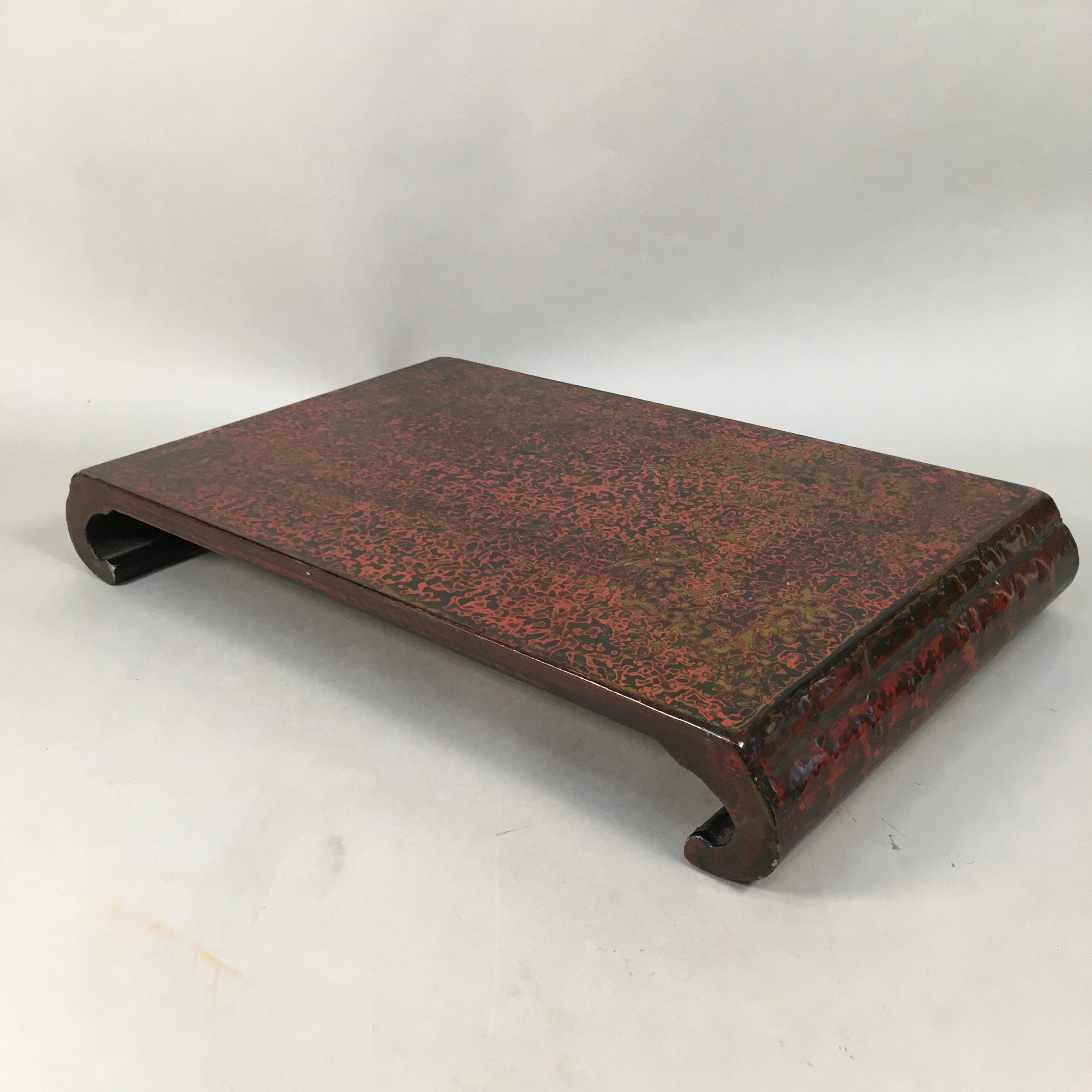Japanese Flower Vase Stand Wooden Bonsai Table Vtg Kadai Board Ikebana WT287