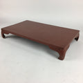 Japanese Flower Vase Stand Wooden Bonsai Table Vtg Kadai Board Ikebana WT335