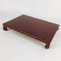 Japanese Flower Vase Stand Wooden Table Vtg Kadai Board Ikebana Bonsai WT327