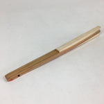 Japanese Folding Fan Vtg Sensu Bamboo Frame White Plain Paper 4D634