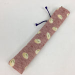 Japanese Folding Fan Vtg Sensu Fabric Bamboo Frame COMME CA DU MODE 4D513