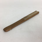 Japanese Folding Fan Vtg Sensu Paper Bamboo Frame Boatman Kanji 4D524