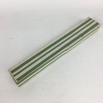 Japanese Folding Fan Vtg Sensu Paper Bamboo Frame Light Blue Gold Flower 4D490