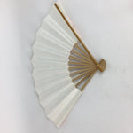 Japanese Folding Fan Vtg Sensu Paper Bamboo Frame Pink Gray Kanji 4D484