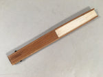 Japanese Folding Fan Vtg Sensu Paper Wood Frame Brush Mark 4D463